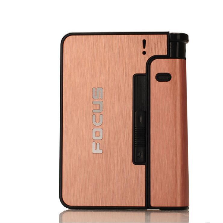 Aluminum alloy  flame automatic cigarette case