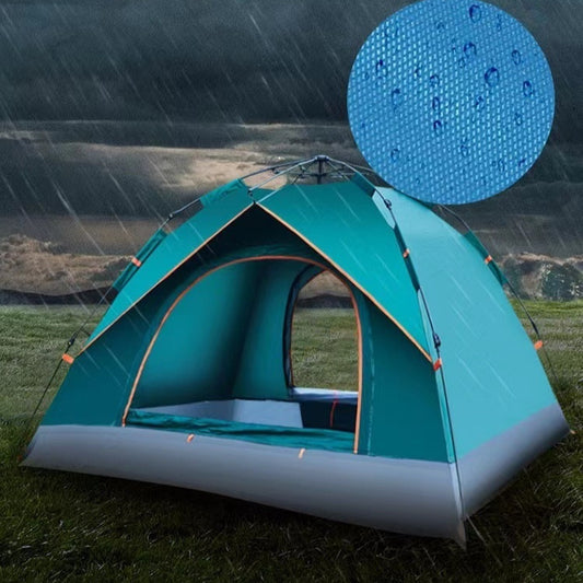 3-4 Double Automatic Outdoor Camping Tent Thick Rain And Sun Protection