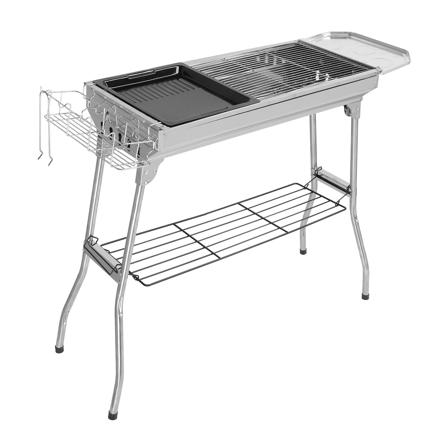 1 0 0x31x71cm Silver Stainless Steel Barbecue
