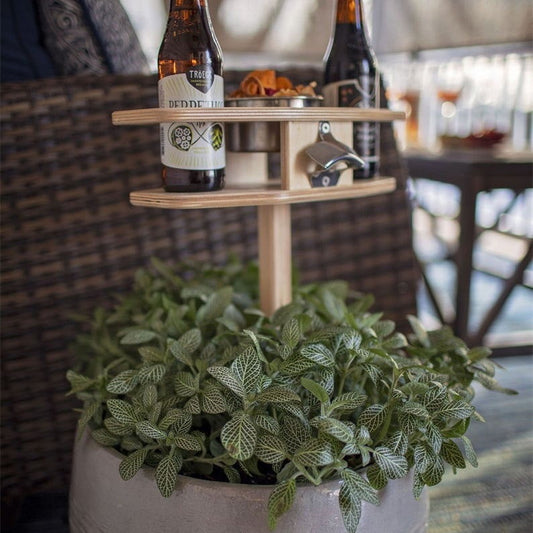 Solid Wood Outdoor Portable Bamboo Wooden Red Wine Glass Holder Simple Detachable