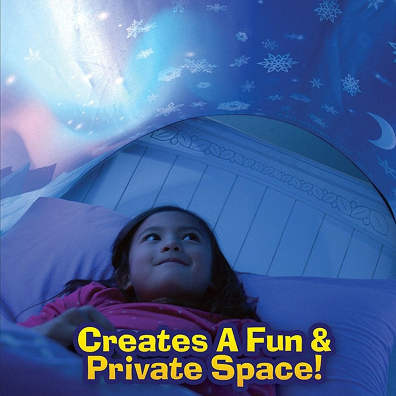 Toys Baby Pop Up Bed Tent Fantasy Cartoon Snowy Foldable Playhouse Comforting Sleeping Toys for Kids