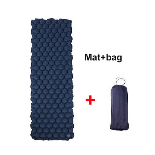 Air Mattress Sleeping Mat Outdoor Camping Pad Waterproof Inflatable Mattress Cushion for Backpacking Hiking Travel Beach