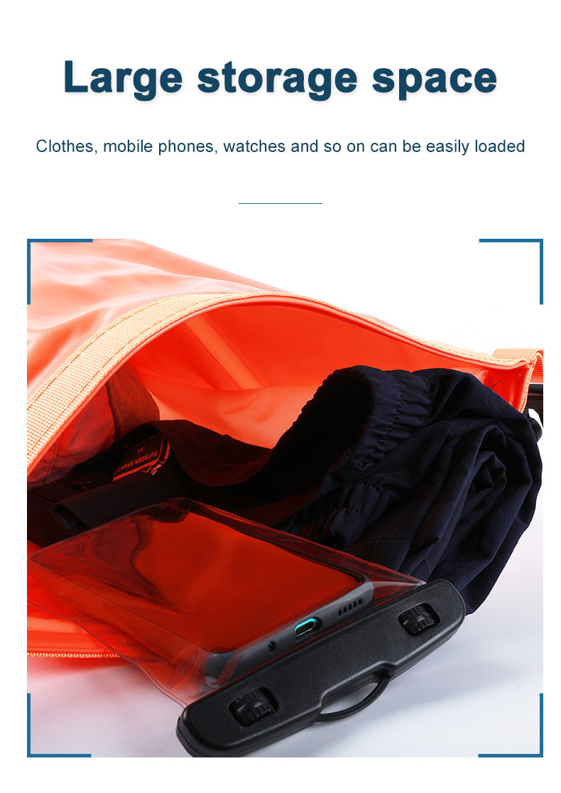PVC Inflatables Storage Swim Buoys Dry Bag Orange Floating Safety Swimming Buoy