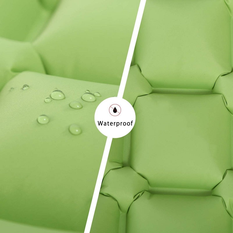 Air Mattress Sleeping Mat Outdoor Camping Pad Waterproof Inflatable Mattress Cushion for Backpacking Hiking Travel Beach