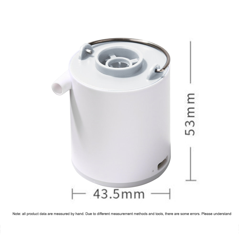 Camping Tiny Pump Air Light Inflatable Pump Flextailgear Ultralight USB Charging Mini Electric Outdoor Air Pump 3 Modes Supplies