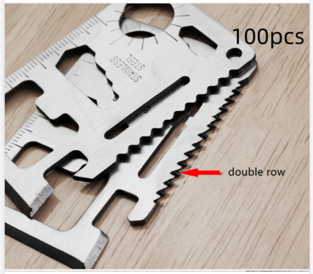 Multifunctional Tool Card Military Card Outdoor Camping