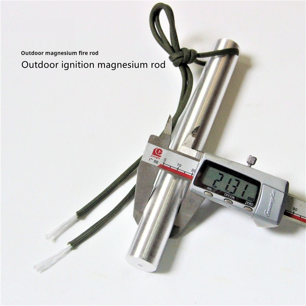 Outdoor Flint Ignition And Combustion Supporting Magnesium Rod
