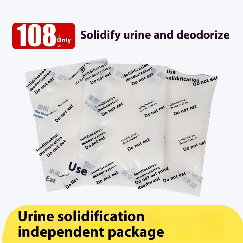 Curing Agent Urine Female Urine Coagulant Absorbent Outdoor Emergency Urine Bag Disposable Long-distance Driving Artifact