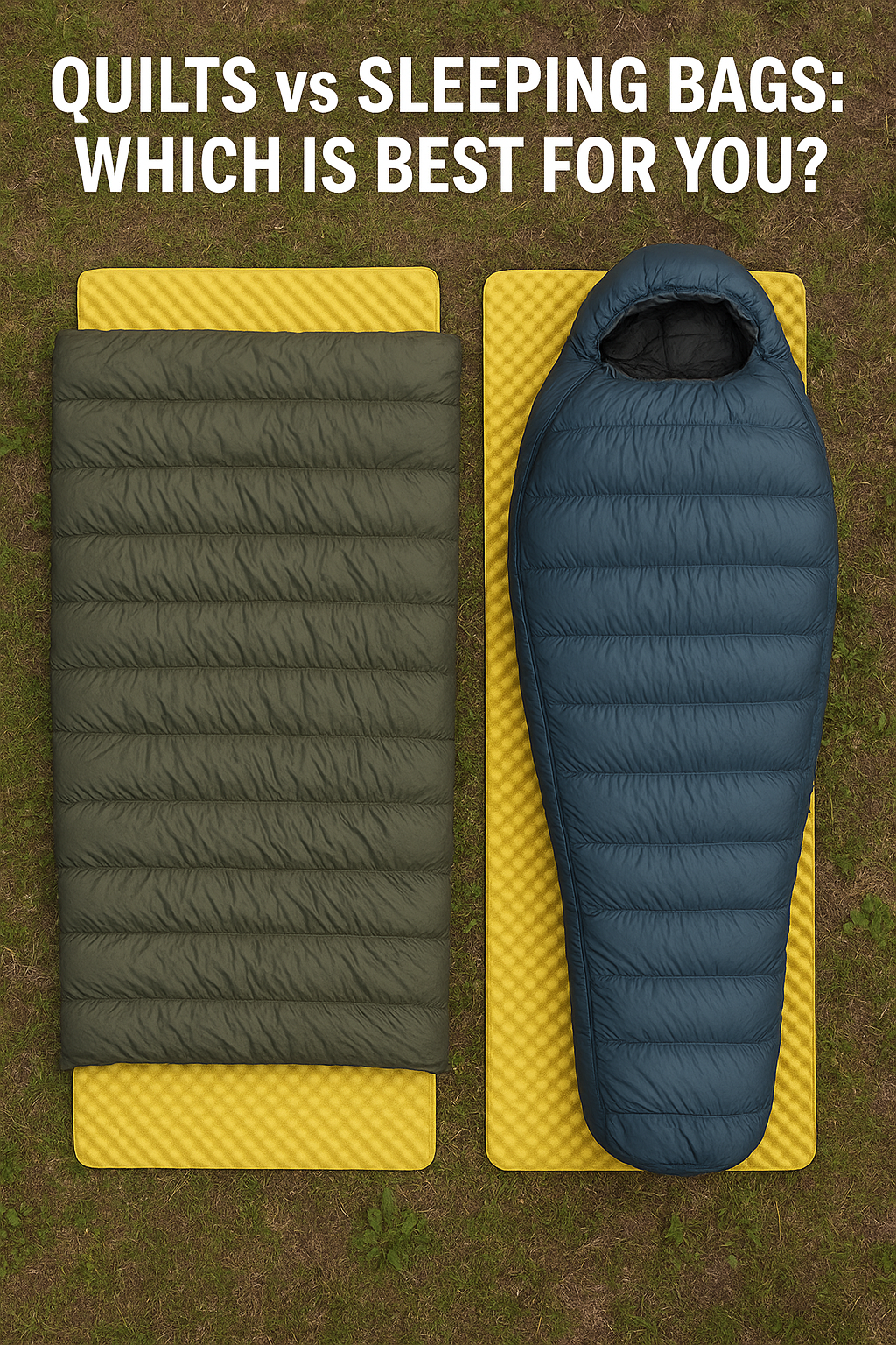 Quilts vs Sleeping Bags: 10 Key Differences to Help You Choose the Best Sleep System
