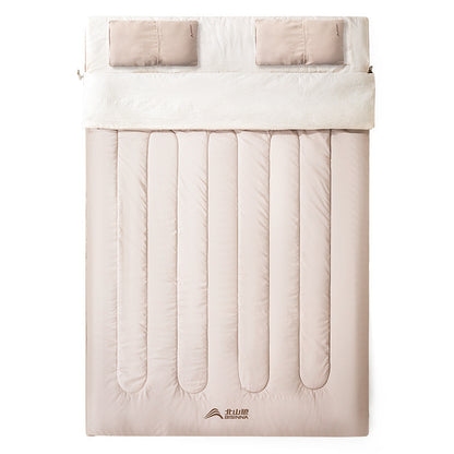 Double Sleeping Bag Outdoor Thickened Cold Protection Camping Sleeping Bag