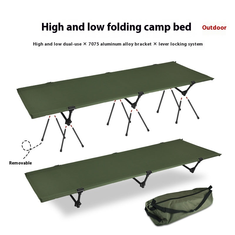 Lightweight Portable Dual-purpose Outdoor Folding Bed