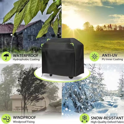 Waterproof, Dustproof, Fire-Resistant 420D Oxford BBQ Grill Cover