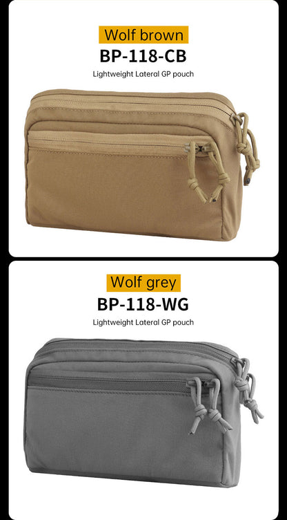WoSportT Lightweight Horizontal GP Bag Molle Storage Bag Accessory Multifunctional Equipment Sundry Tool Bag