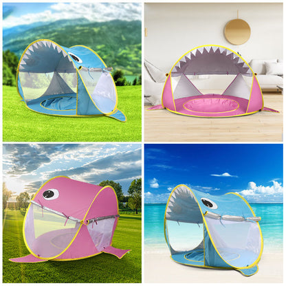 Children's Outdoor Beach Tent Seaside Shade Indoor Quick Opening Portable Folding Easy To Install Small Tent