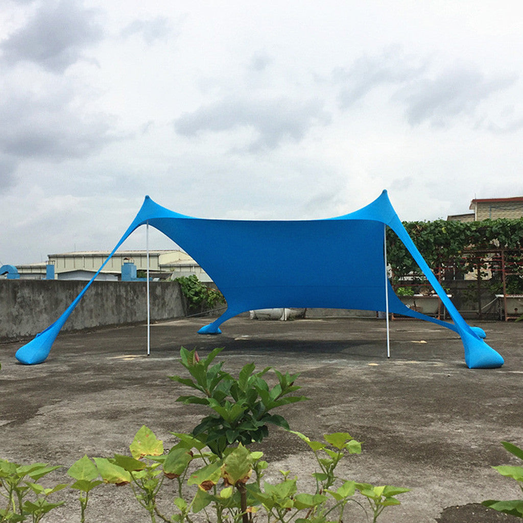 Beach sun shade arbor