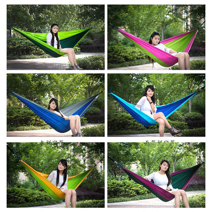300*200cm  Portable Nylon Parachute Outdoor Double Hammock