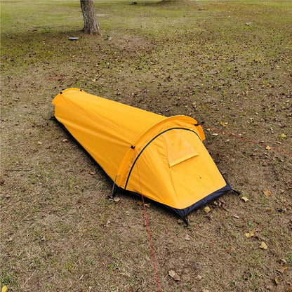 Lightweight single - person camping tent, outdoor camping sleeping bag, hiking travel gear, 2025 novelty
