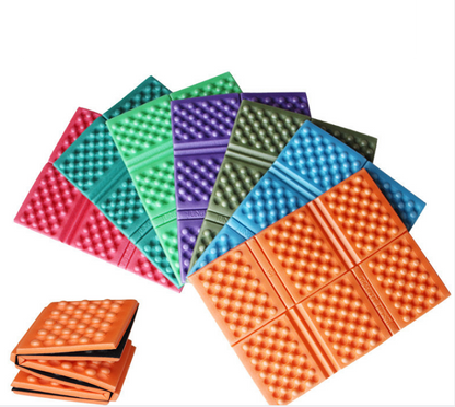 Outdoor Portable Cushion Folding Egg Trough Small Cushion 6 Fold Foam Camping Cushion XPE Picnic Mat Waterproof Moisture-Proof Cushion