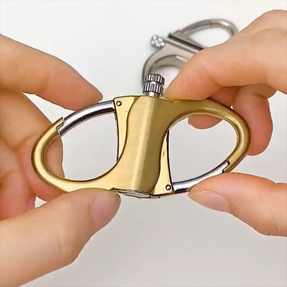 2025 Metal Keychain Lighter, ignite, waterproof, black