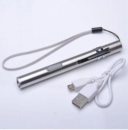 Outdoor mini double layer lamp beads LED flashlight