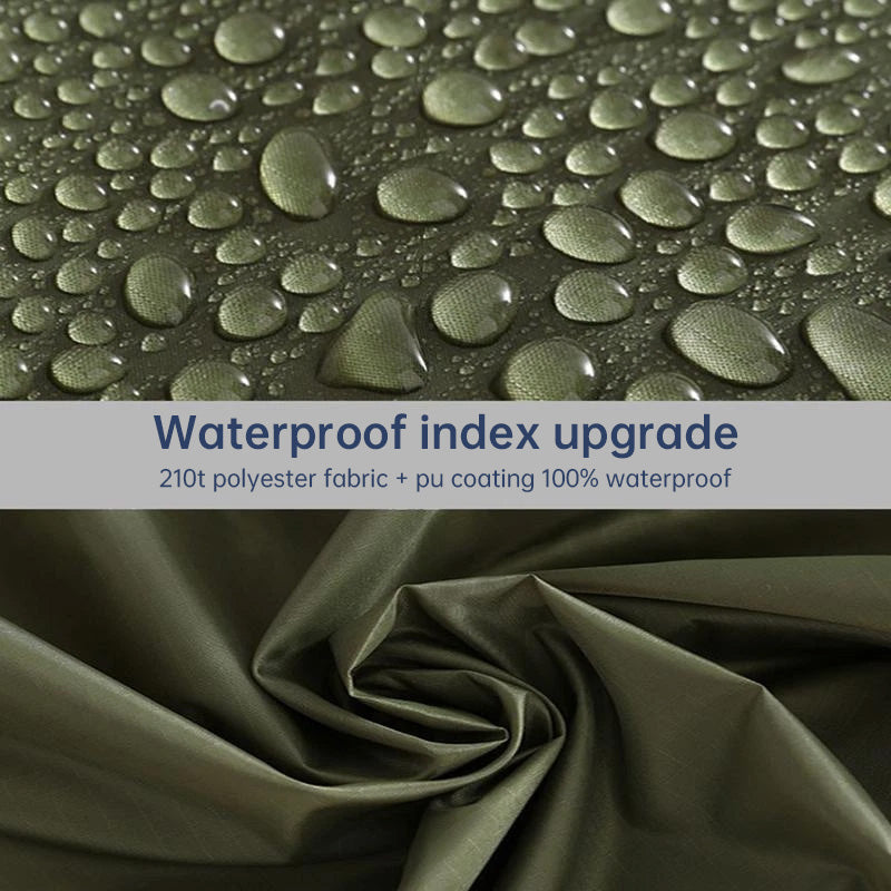 Waterproof Hooded Rain Coat/Poncho: Lightweight, for Outdoor Hiking/Fishing/Climbing (Unisex)