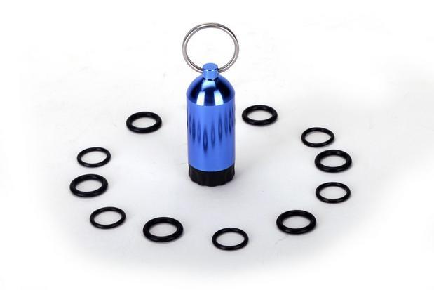 Diving Cylinder O-Ring Red, Silver And Blue Equipment Maintenance