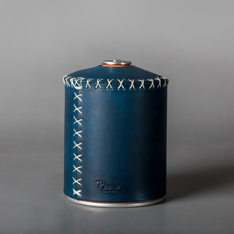 Retro Outdoor Tanned Leather Gas Tank Protective Cover