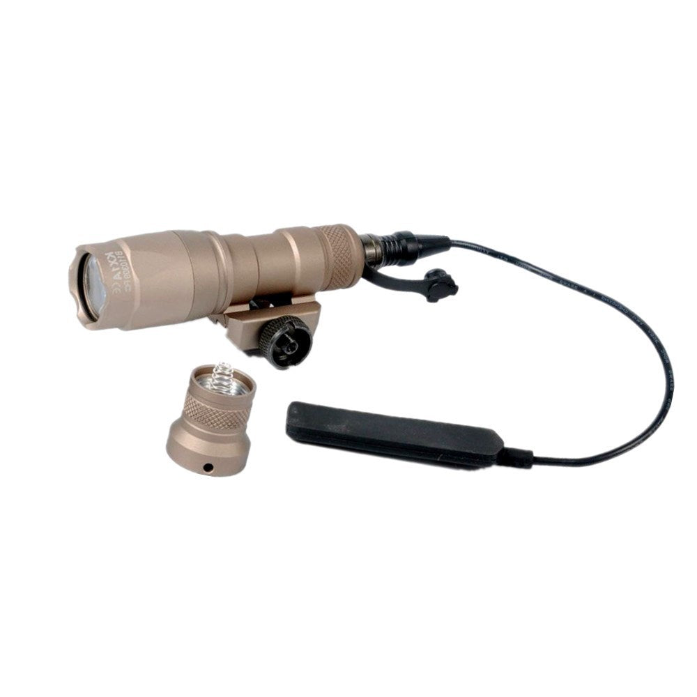 Led Strong Light Tactical Helmet Flashlight Flashlight Dual Control