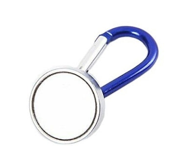 Blue Plastic Edging Magnetic Carabiner Tool Buckle Connected With Magnetic Ring