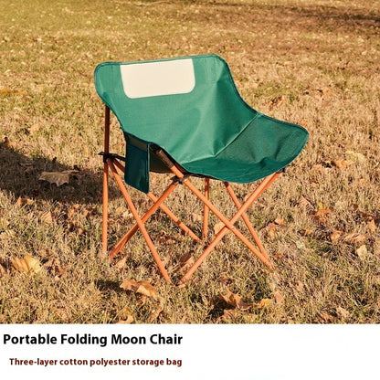Camping Outdoor Folding Chair Portable Recliner Fishing Stool Beach