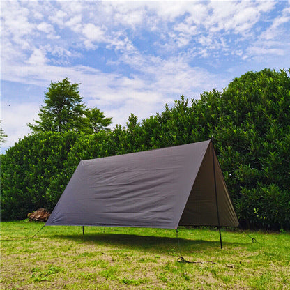 2x200cm Tent Poles Universal Telescopic Adjustable Steel Awning Canopy Tarp Pole