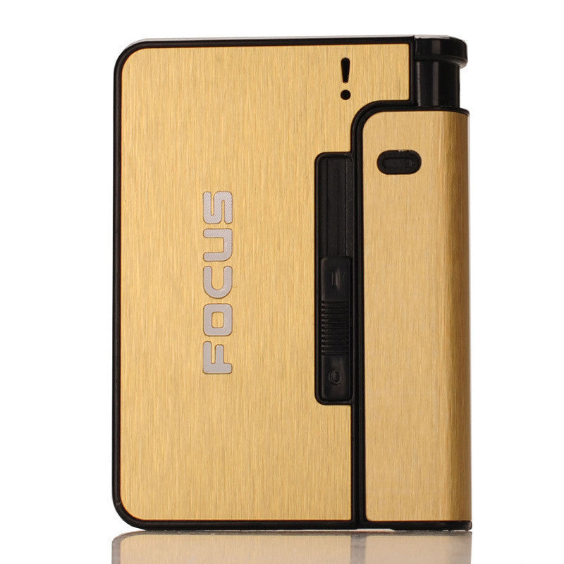 Aluminum alloy  flame automatic cigarette case