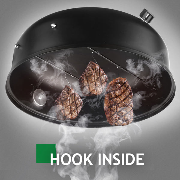 Black Smoked Charcoal Oven