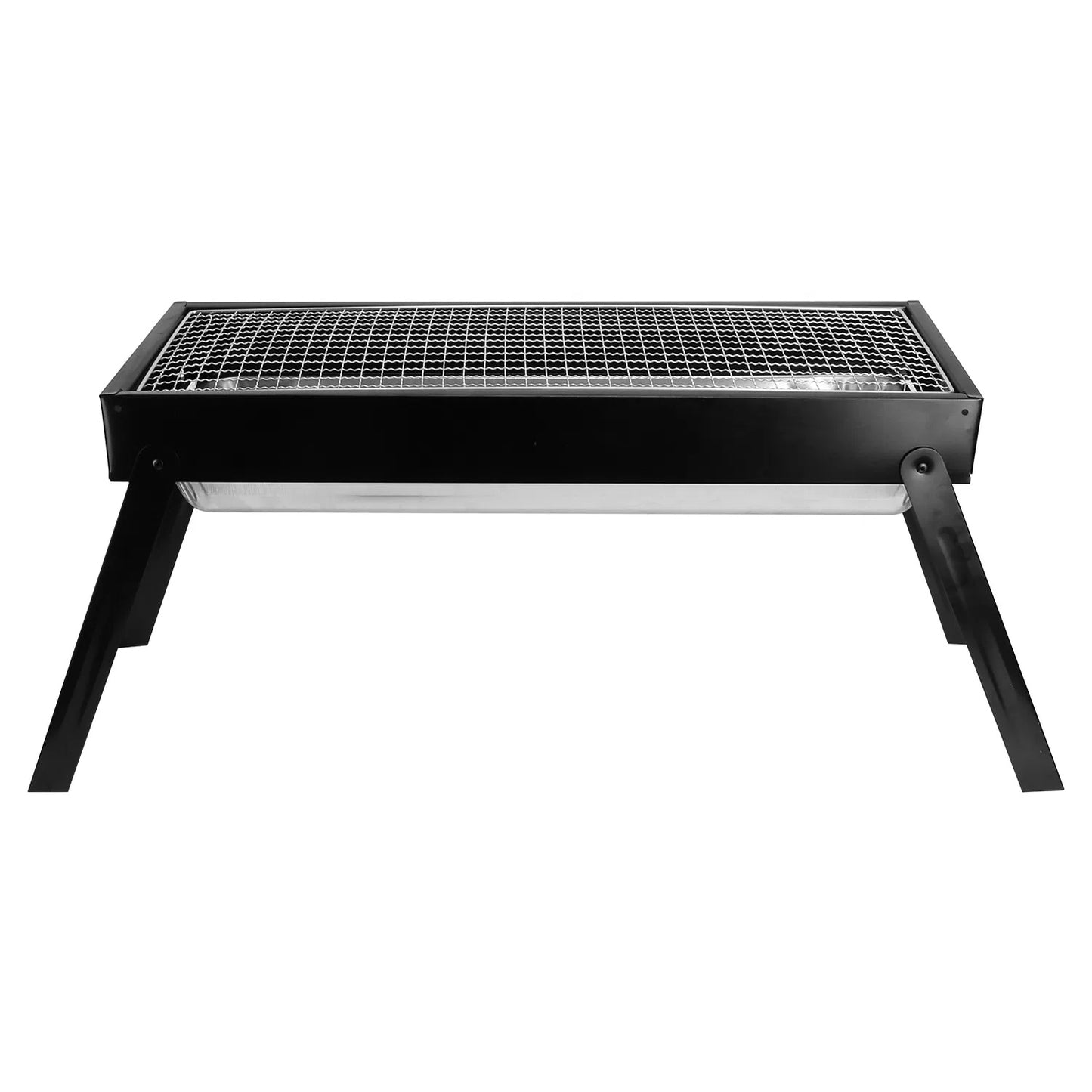 Foldable Charcoal BBQ Grill Stainless Steel Grill Net Easy Setup Portable Tabletop Barbecue Grill For Camping Picnic Outdoor Party