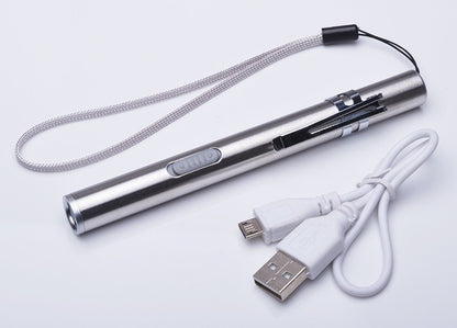 Outdoor mini double layer lamp beads LED flashlight