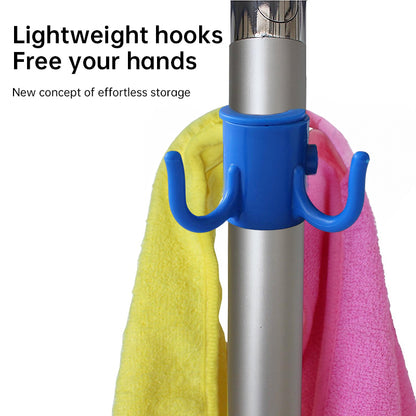 Portable Beach Umbrella Hook: 4-prong, universal for hats, bags, clothes; fits camping/beach umbrellas.