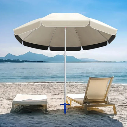 Plastic Adjustable Umbrella Base, Sun, Beach, Terrace, Sand, Ground Fixing Tools (Anchor Bracket, Spiral Tool, Tip Part), 1 Pc