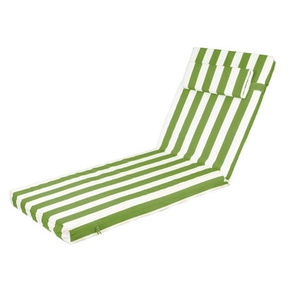 Outdoor Chaise Lounge Cushion, Waterproof Fade-Resistant Patio Chair Pad For Pool Beach (72 in. / 80 in.)