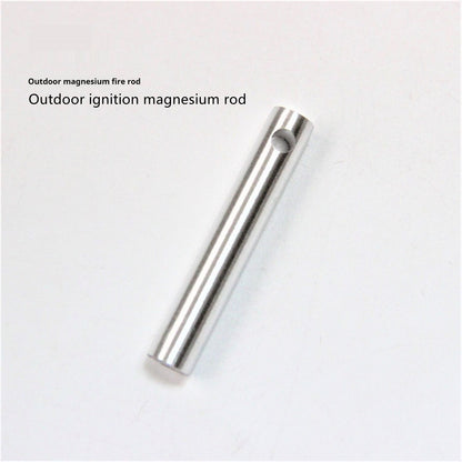 Outdoor Flint Ignition And Combustion Supporting Magnesium Rod