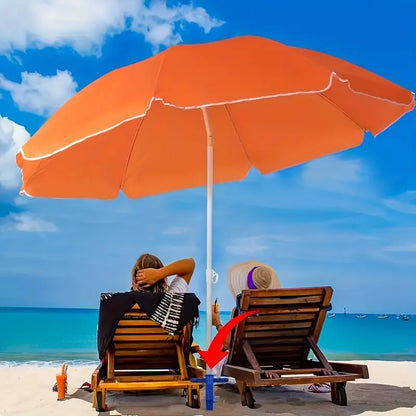 Plastic Adjustable Umbrella Base, Sun, Beach, Terrace, Sand, Ground Fixing Tools (Anchor Bracket, Spiral Tool, Tip Part), 1 Pc