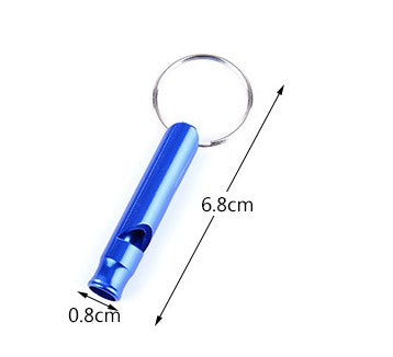 1Pcs Aluminum Emergency Survival Whistle Keychain  Outdoor Sport Tools Multifunctiona Training