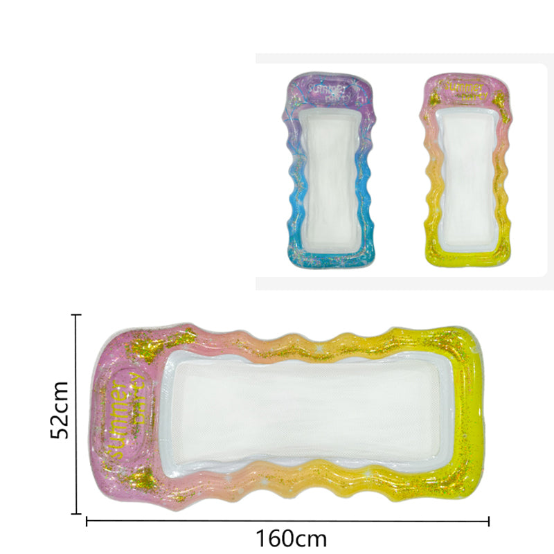 1pc Large Swimming Pool Float, Stylish Sequin Design, Essential For Pool Parties And Beach Activities, An Excellent Choice For Summer Gifts
