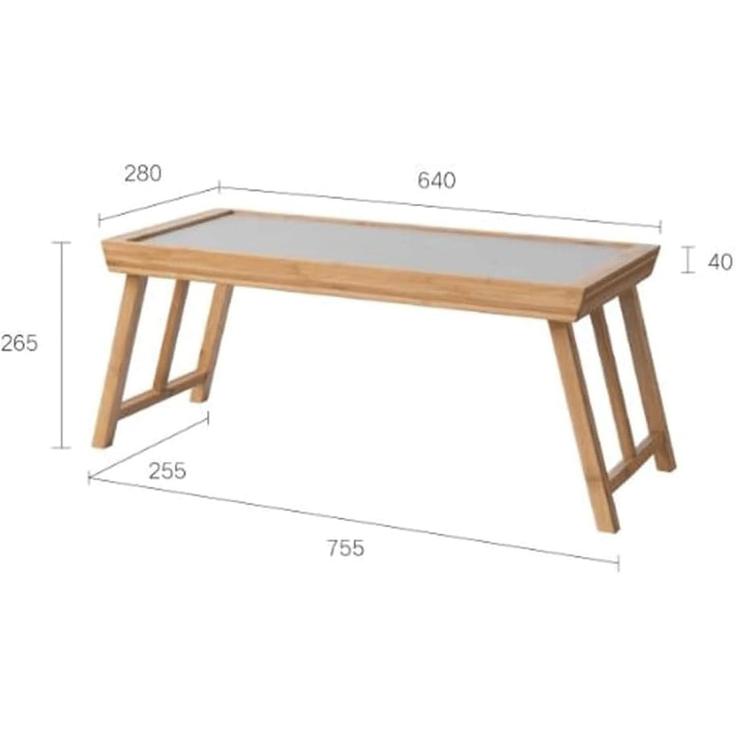 Bamboo Folding Coffee Table Tatami Low Window Table Bedside Portable Tea Tray Table Bedroom Living Room Home Office Suitable