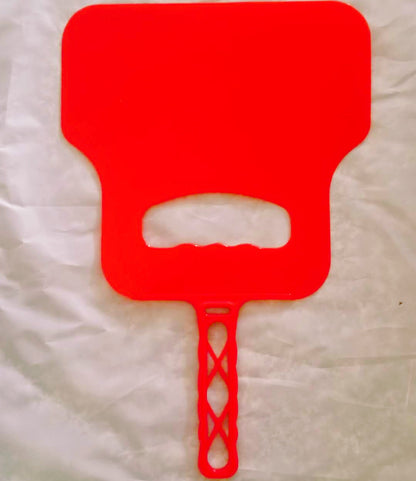 Barbecue plastic fan