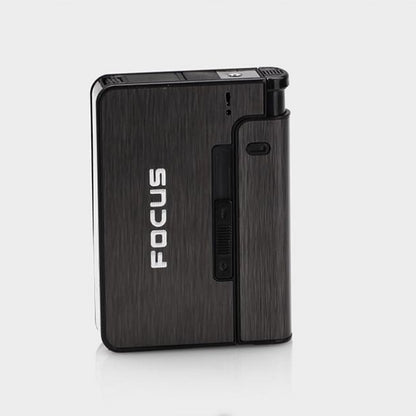 Aluminum alloy  flame automatic cigarette case