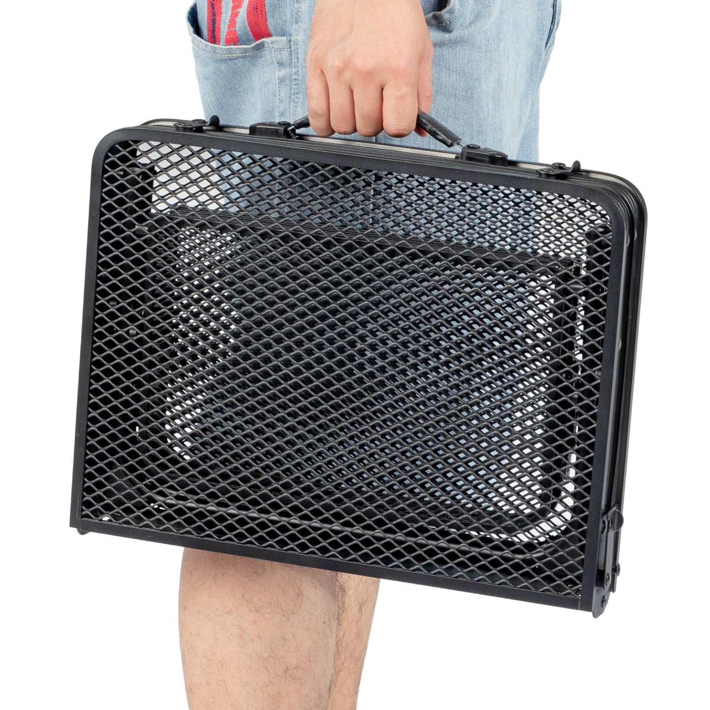 3ft Black Outdoor Folding Table