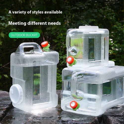 Outdoor Bucket Household Water Breaker Car Camping With Faucet