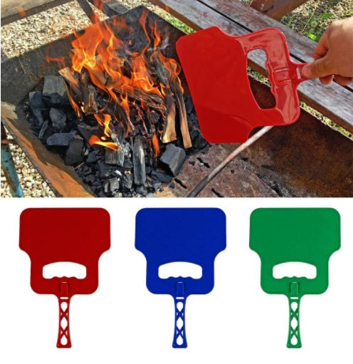 Barbecue plastic fan