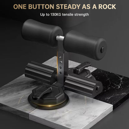 Portable Self-Suction Sit-up Bar Abdominal Core Trainer Movement Auxiliary Device Adjustable Sit Up Assistant