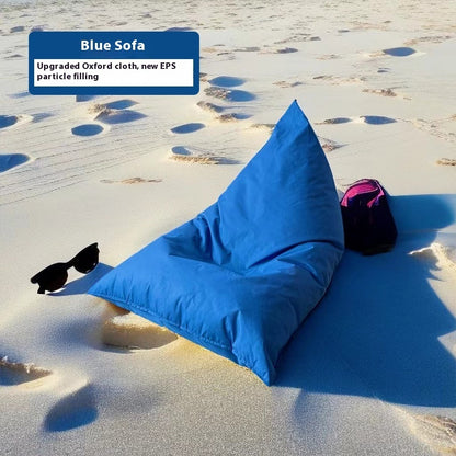 Outdoor Oxford Cloth Lazy Sofa Waterproof Tatami Coffee Shop Campsite Sofa